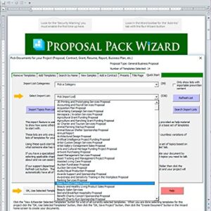 Proposal Pack Web #4 - Business Proposals, Plans, Templates, Samples and Software V20.0