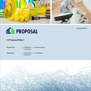 Proposal Pack Janitorial #3 - Business Proposals, Plans, Templates, Samples and Software V20.0