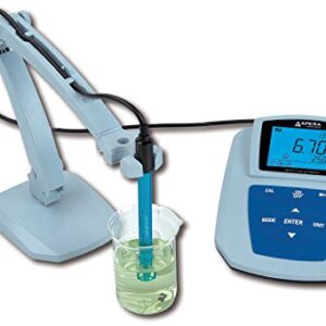 Apera Instruments MP511 Benchtop pH Meter, Accuracy: ±0.01 pH, Range: -2.00-19.99 pH, 500 Sets of Data Storage, RS232 Data Export