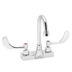 speakman sc-3084-ld-e commander centerset faucet with 4" wrist blade handles, chrome