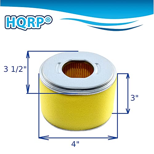 HQRP Filter Element Combo compatible with Honda EG3500 EG3500X EG3500XK1 EN3500 EZ3500 Generator / FR800 Rottotiller, parts 17210-ZE2-505 17210-ZE2-515 17210-ZE2-822 17210-ZE2-821 Replacement