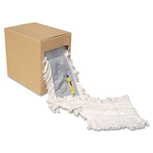 boardwalk ff40 flash forty disposable dustmop cotton 5" natural