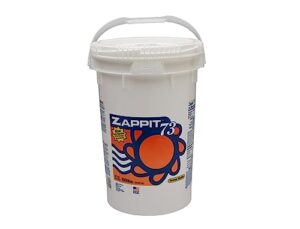 zappit 73% cal hypo pool shock - calcium hypochlorite super shock 50lb