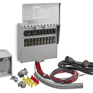 Kohler 37 755 07-S 10-Circuit Manual Transfer Switch Kit for Portable Generators