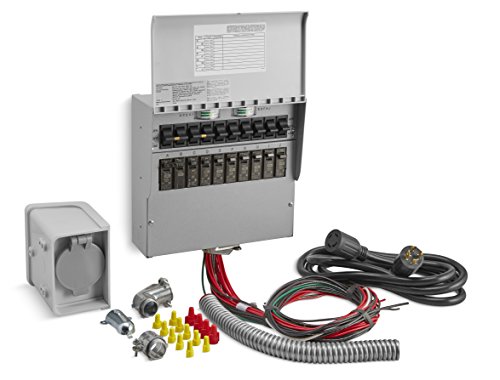 Kohler 37 755 07-S 10-Circuit Manual Transfer Switch Kit for Portable Generators