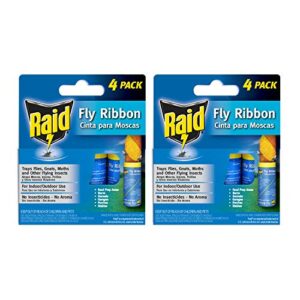 raid fr3-raid 4 count fly catcher ribbon (2-pack)