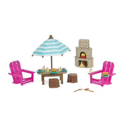 Li'l Woodzeez Patio Set & Outdoor Fireplace Set