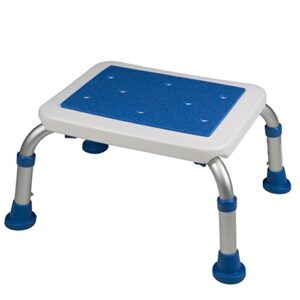 adjustable non-slip bath safety step stool