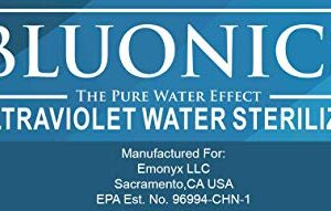 Bluonics 55W UV Quartz Sleeve for Our Water Purifier Ultraviolet Light Amazon Item B0110LTDDM and B0110LU81I