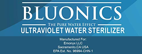 Bluonics 55W UV Quartz Sleeve for Our Water Purifier Ultraviolet Light Amazon Item B0110LTDDM and B0110LU81I