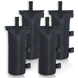 mastercanopy 100lbs canopy weight sandbags (7"x18",black)
