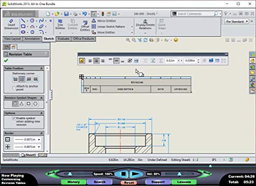 SOLIDWORKS 2015: Mechanical Drawings – Video Training Course