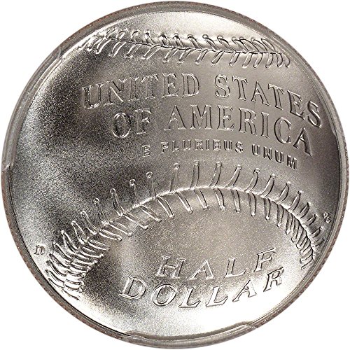 2014 D US Baseball Hall Of Fame Commemorative Unc Half Dollar 50c In OGP w/COA Uncirculated U.S. Mint