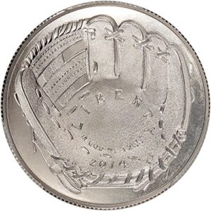 2014 D US Baseball Hall Of Fame Commemorative Unc Half Dollar 50c In OGP w/COA Uncirculated U.S. Mint
