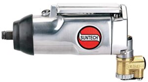 suntech sm-401 air butterfly impact wrench with single hammer, silver, 3/8"