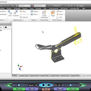 Autodesk Inventor 2014: Assemblies and Advanced Concepts – Video Training Course