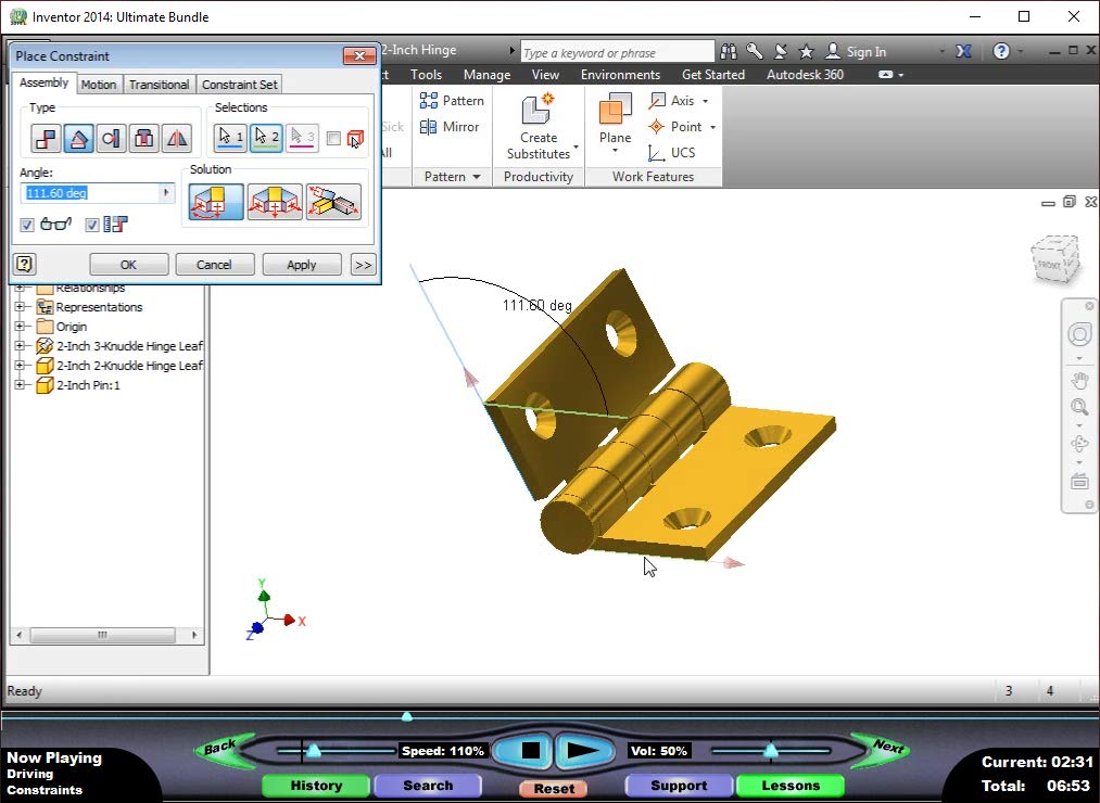 Autodesk Inventor 2014: Assemblies and Advanced Concepts – Video Training Course