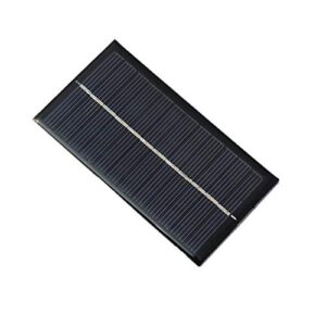 1X 6V 1W 110x60mm Micro Mini Power Small Polycrystalline Solar Cell Panel Module for DIY Solar Light Phone Battery Charger Toy Flashlight (1)