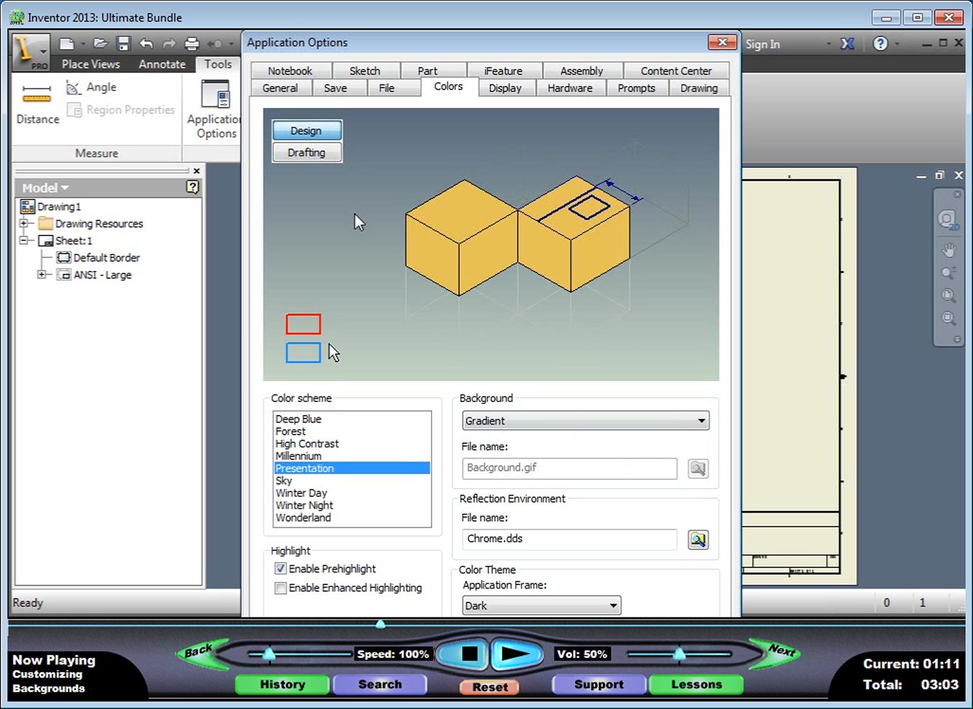 Autodesk Inventor 2013: 2D Drafting and Customization – Video Training Course