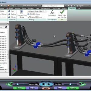 Autodesk Inventor 2013: Tube and Pipe Routed Systems – Video Training Course