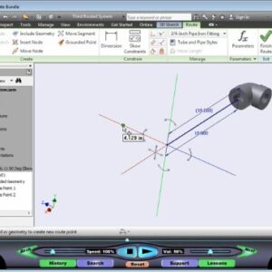 Autodesk Inventor 2013: Tube and Pipe Routed Systems – Video Training Course