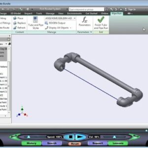 Autodesk Inventor 2013: Tube and Pipe Routed Systems – Video Training Course