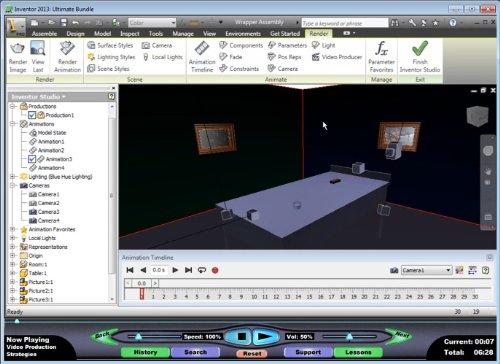 Autodesk Inventor 2013: Inventor Studio Made Simple – Video Training Course