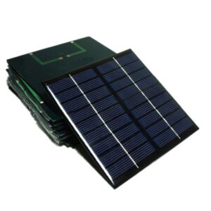 1X 9V 2W 115x115x2mm Micro Mini Power Small Polycrystalline Solar Cell Panel Module for DIY Solar Light Phone Charger Flashlight (1)
