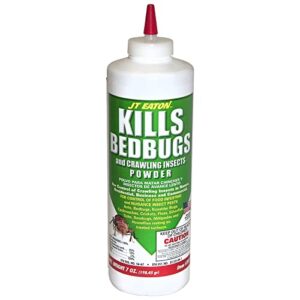 j.t. eaton kills bedbugs and crawling insects powder (2) 7 oz. bottles