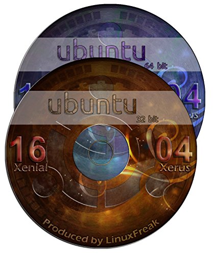 Ubuntu Linux 16.04 Special Edition DVD Set - Includes both 32-bit and 64-bit Versions - Long Term Support