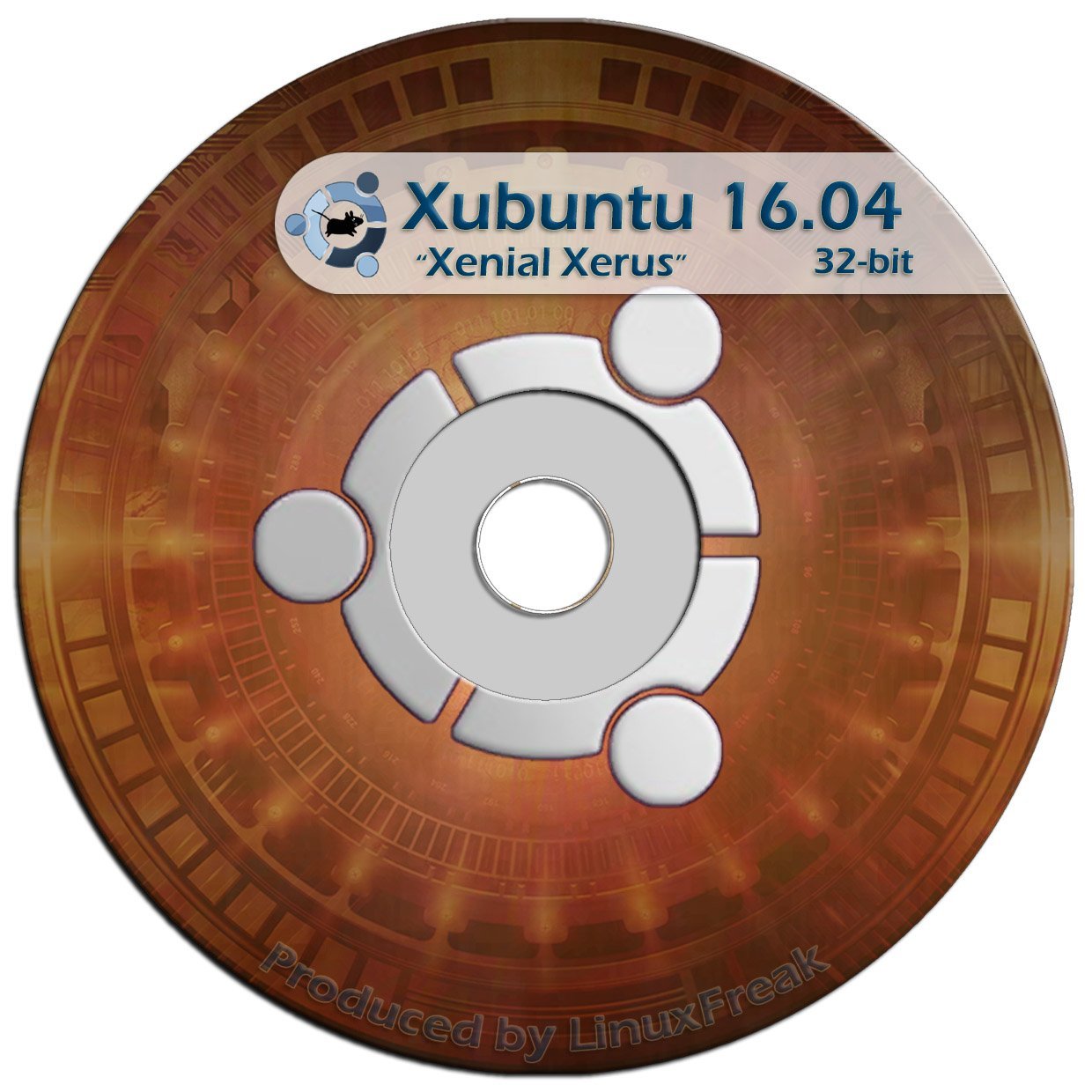 Xubuntu Linux 16.04 DVD - FAST Desktop Live DVD - Replace Windows - Official 32-bit Release