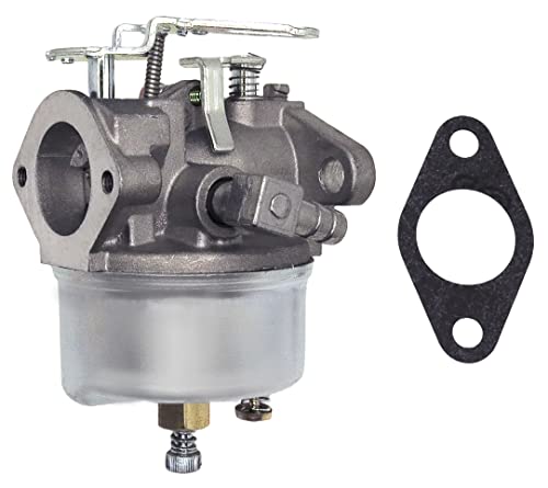 Aitook Adustable Carburetor for Tecumseh 5HP MTD 640084B 640084A Snowblower/TORO 38035 38052 38054 38052C 38035C 38056/521 Power Throw Snowthrower/Craftman Snow blower