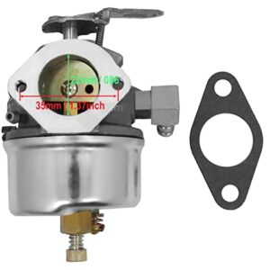 Aitook Adustable Carburetor for Tecumseh 5HP MTD 640084B 640084A Snowblower/TORO 38035 38052 38054 38052C 38035C 38056/521 Power Throw Snowthrower/Craftman Snow blower