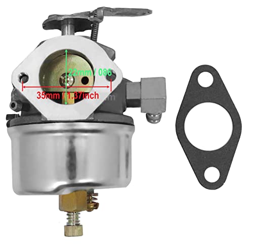 Aitook Adustable Carburetor for Tecumseh 5HP MTD 640084B 640084A Snowblower/TORO 38035 38052 38054 38052C 38035C 38056/521 Power Throw Snowthrower/Craftman Snow blower