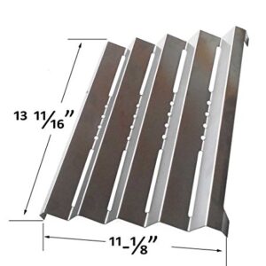 Grill Parts Zone Replacement Stainless Heat Shield for Brinkmann Pro Series 4415, 810-4415-E & 141.15220, 141.15221, 141.152210, 141.15222, 141.15223 Gas Models - Sold Individually