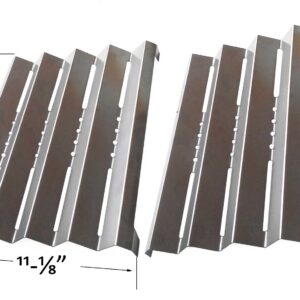 Grill Parts Zone Stainless Heat Shield for 141.152230, 141.15225, 141.16223, 141.162231, 141.16225, 141.1668, 141.16680, 141,16690 Gas Models(2-PK)