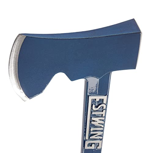ESTWING Camper's Axe - 14" Hatchet with Forged Steel Construction & Shock Reduction Grip - E6-25A