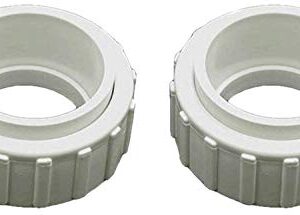 Hayward 2-Inch Union Nut Tailpiece Salt Generator Pool Replacement (2 Pack)