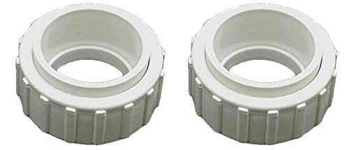 Hayward 2-Inch Union Nut Tailpiece Salt Generator Pool Replacement (2 Pack)