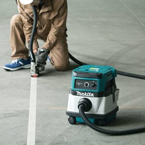 Makita XCV04Z 36V (18V X2) LXT®/Corded 2.1 Gallon HEPA Filter Dry Dust Extractor/Vacuum, Tool Only