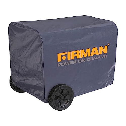 FIRMAN 1002 Portable Generator and Inverter Cover, Double-Insulted Generator Cover, Fits 2700-5000 Watt Generators and Inverters up to 25.4" X 18.3" X 19.5", Cover Measures‎ 11.4" x 6.9" x 3.9", Medium