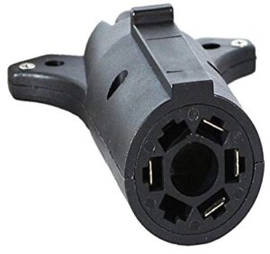 buyers products tc2074p plastic trailer connector adapter (7-way flat to 4-way flat)