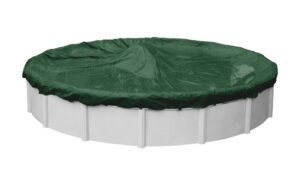pool mate 3218-4pm winter pool cover, heavy-duty green, 18 ft above ground pools