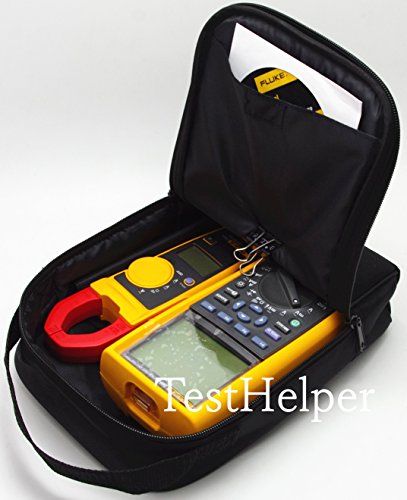 TestHelper KCH20 Big Size Soft Carrying Case Use For Handheld Multimeter,Phase Indicator,Thermometer, Calibrator,Clamp meter,Network,Process Meter, Combo Kit