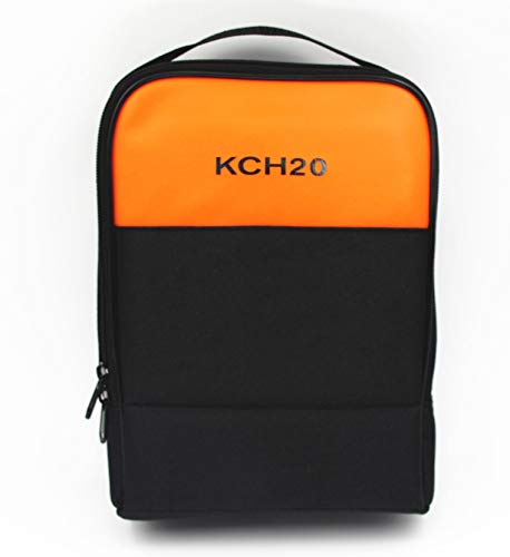 TestHelper KCH20 Big Size Soft Carrying Case Use For Handheld Multimeter,Phase Indicator,Thermometer, Calibrator,Clamp meter,Network,Process Meter, Combo Kit