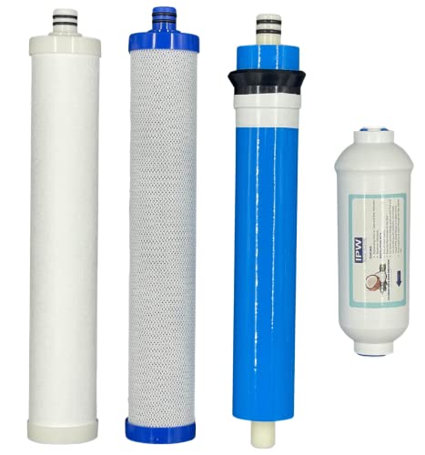 Culligan AC-30 Reverse Osmosis System Compatible Replacement Cartridge & Membrane 4 Set