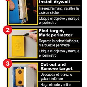 Calculated Industries 8120 Plug Mark Drywall Electrical Box Cutout Locator for Existing Electrical Outlets in Rehabilitation and Replacement Work, Red