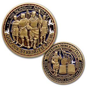 armor coin sons of mosiah lds medallion