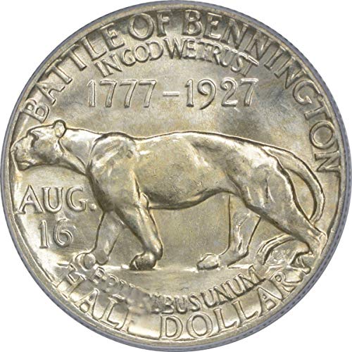 Vermont Commemorative Half Dollar 1927, MS65, PCGS