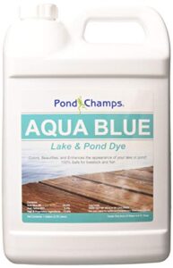 pond champs 11400 aqua blue pond dye, turquoise